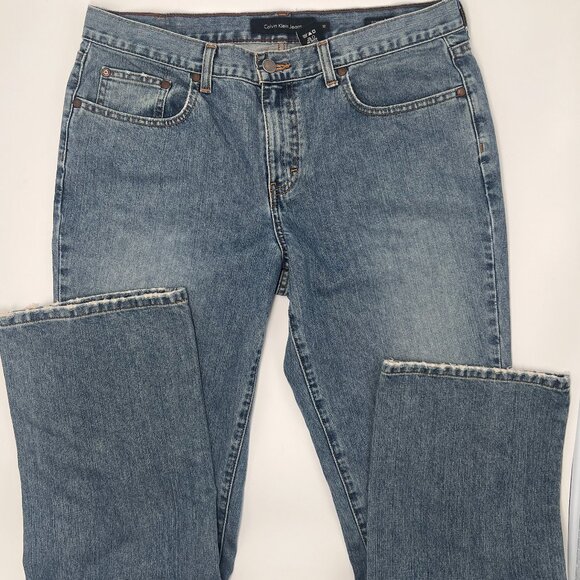 Calvin Klein Jeans Denim - Calvin Klein Womens jeans | Bootcut Size 35x31 | Mid Rise | Rn#36009 100% Cotton